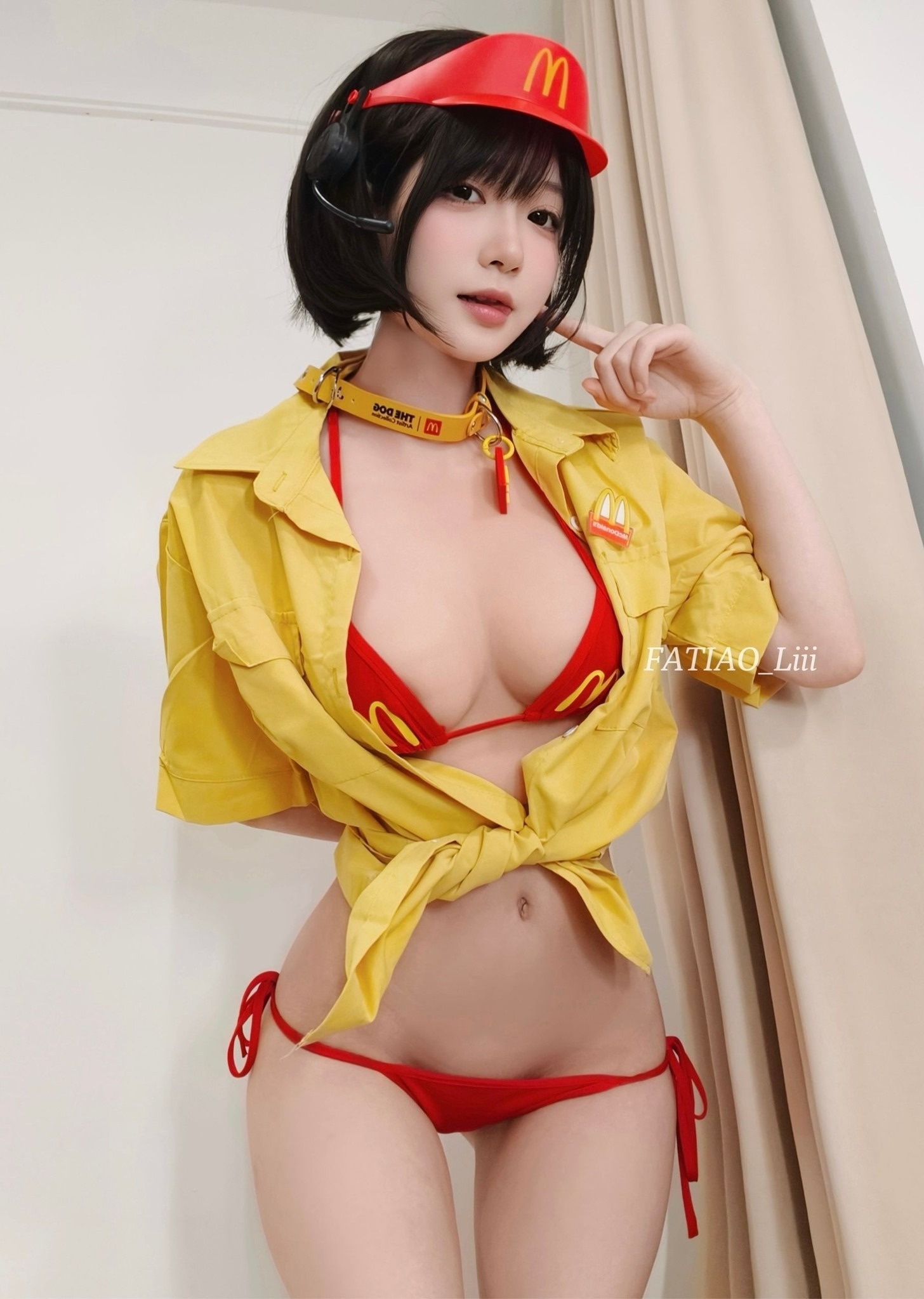 迷之呆梨 - NO.072 汉堡堡[20P1V]-XikXak